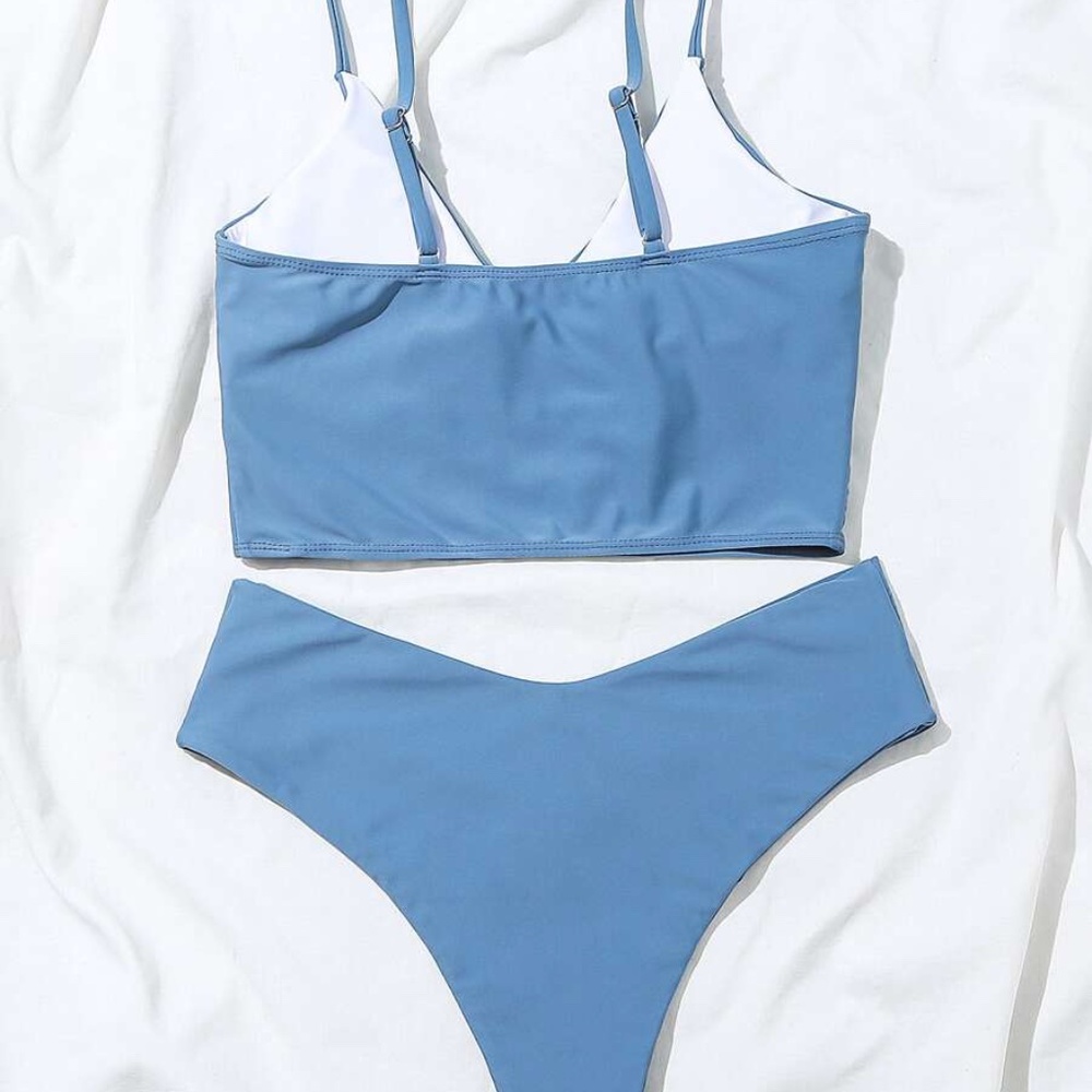 Dark green V neck bikini swim suit sexy Cheeky beach - Picture 11 of 16